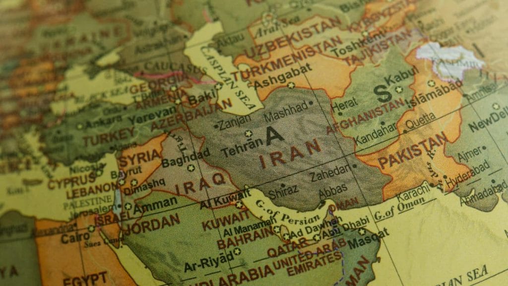 Iraq on a Map by Lara Jameson on Pexels for ISIS, Terrorism, and Infrastructure Destruction in Iraq